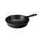 Lodge Seasoned Cast Iron Skillet, Classic USA Made Frying Pan with Handle, Black